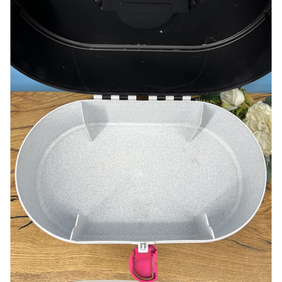 Vintage 80s 90s Caboodles Makeup Hair Accessory Storage Case Black Pink 920925 - Picture 8 of 9